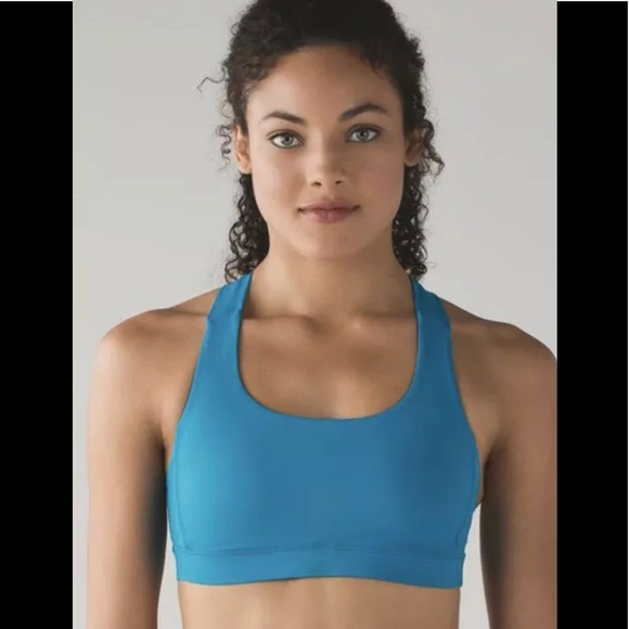 lululemon athletica Other - Lululemon Fast Lane Bra Indian Ocean Sz 8
